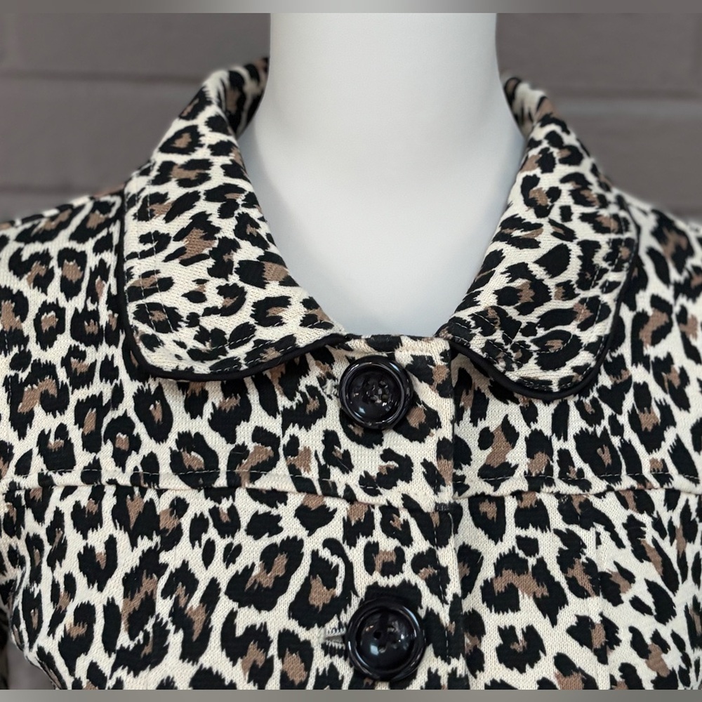 Twenty One Leopard Crop Jacket S - Picture 3 of 13